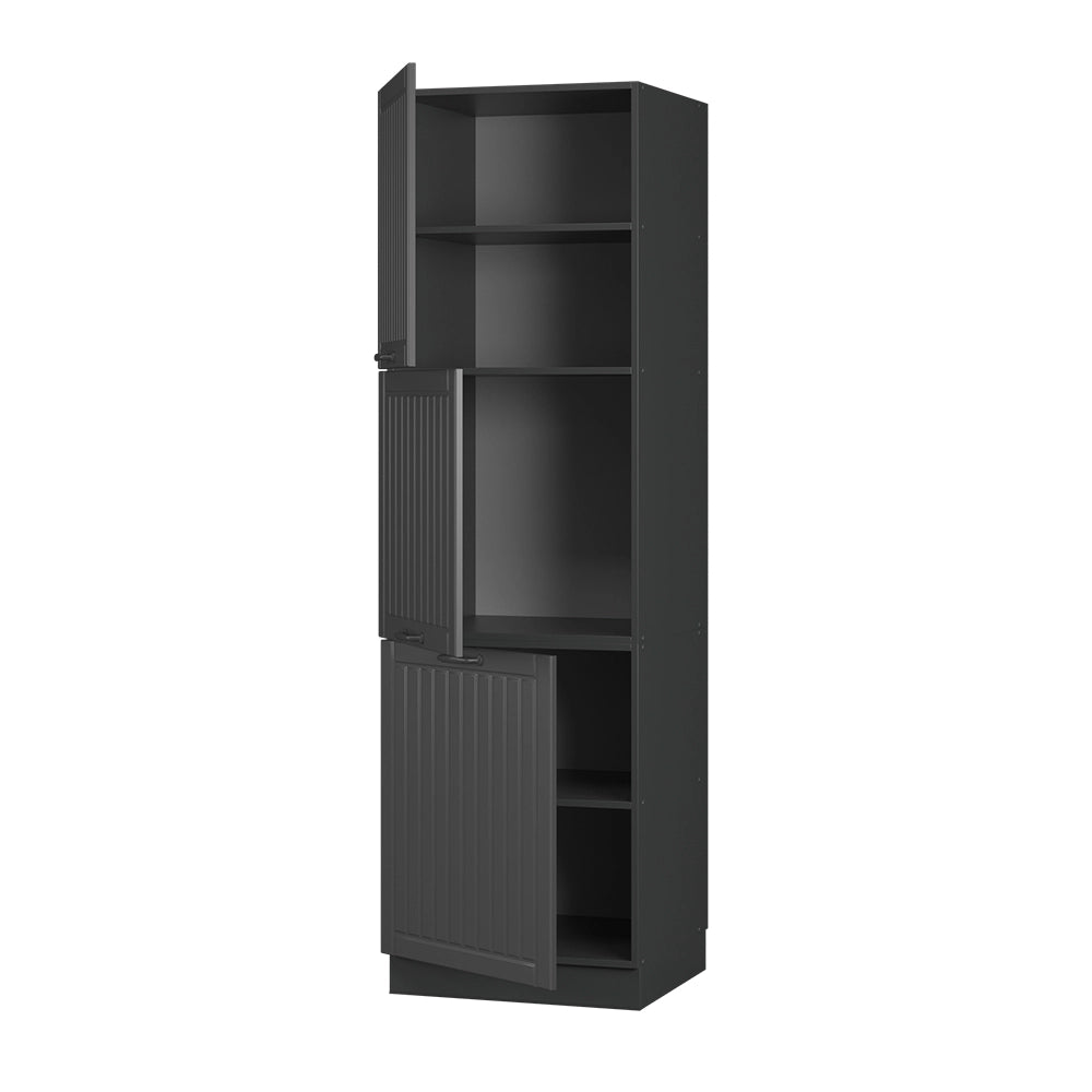 Vicco Mobile per forno da incasso Grigio scuro 60 cm