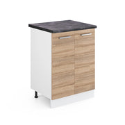 Vicco Mobiletto base cucina Sonoma 60 cm , PL Antracite