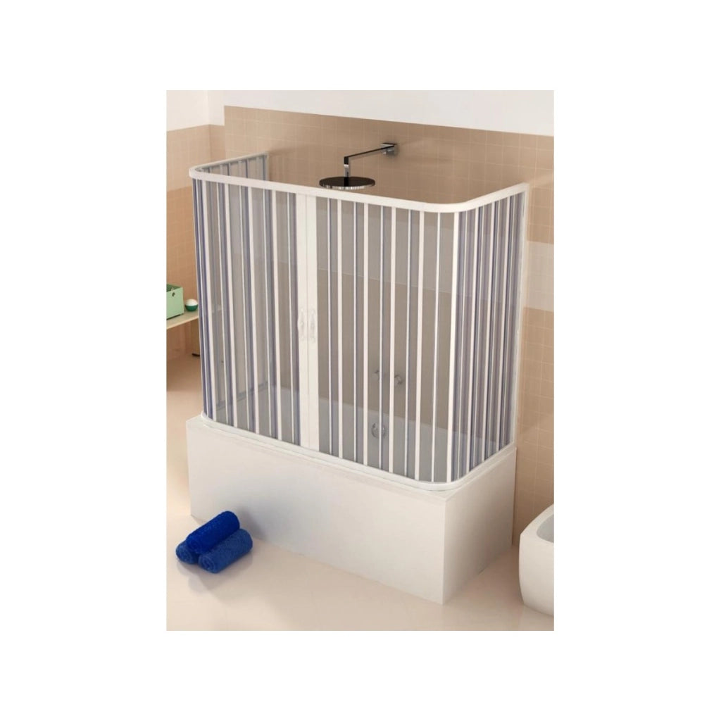 Sopra vasca in pvc a tre lati apertura centrale, misura 70x150x70