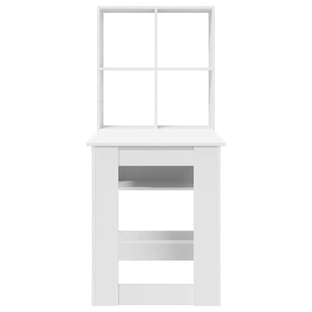 vidaXL Scrivania Bianco 122 x 67 x 145 cm Legno multistrato