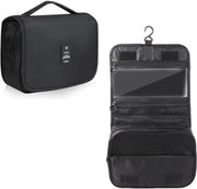 Toiletcase con orecchioni - 3 tasche - stoccaggio umido/asciutto - tessuto Oxford - duraturo - facile da pulire