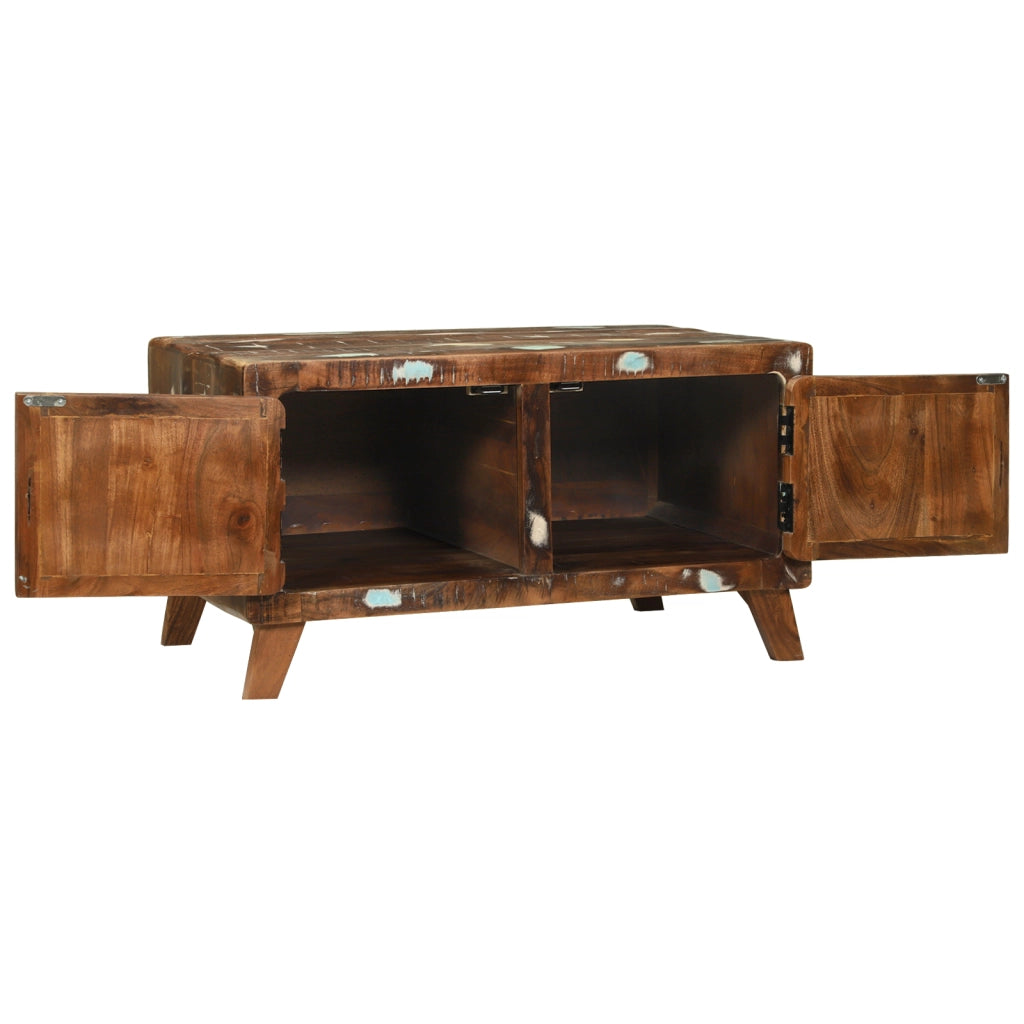 Tavolino da CaffÃ¨ Multicolore 80x54x45 cm Legno di Recupero