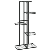 Portavasi/fioriera a 5 ripiani 43 x 22 x 98 cm metallo nero 02_0045162