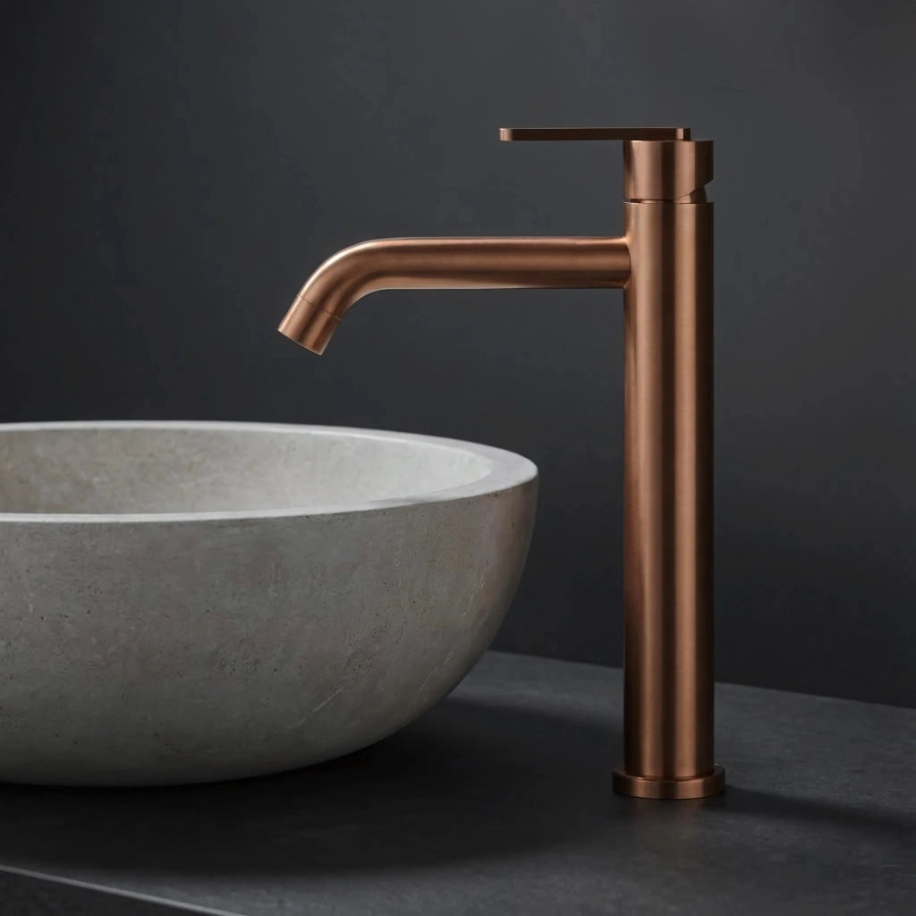 Rubinetto Da Bagno Rea Ontario Brush Copper