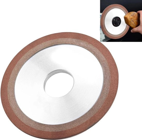 Disco abrasivo per sega circolare 125 × 10 × 32 × 8 mm - resistente all'usura - per lavorazione e lisciatura.