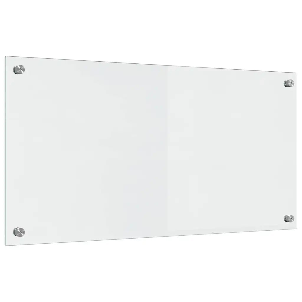 Schienale da cucina 2 pz Trasparente 80 x 40 cm CFW6437196