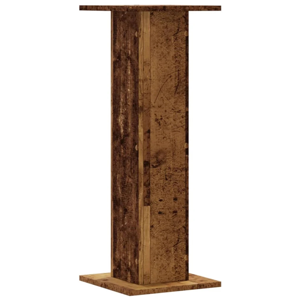 Portavasi mobili per fiori set da 2 legno di recupero legno ingegnerizzato marrone 02_0045379