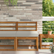 Cuscino per divano da esterno Grigio 60 x 60 x 8 cm Poliestere