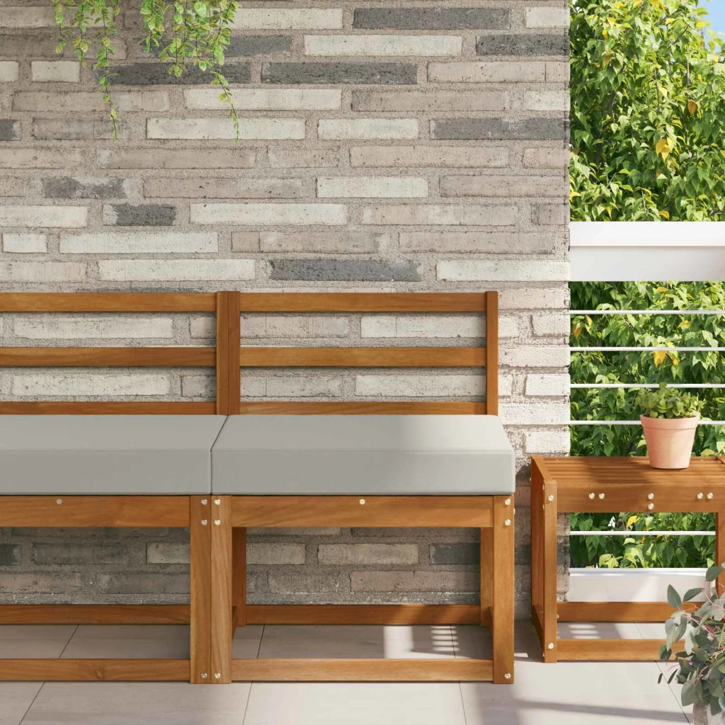 Cuscino per divano da esterno Grigio 60 x 60 x 8 cm Poliestere