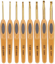 Set di ago per cucire 8 pezzi - Ago in alluminio - Manico ergonomico - Ago liscio - Diverse misure (3mm-6mm) - Facile da utilizzare
