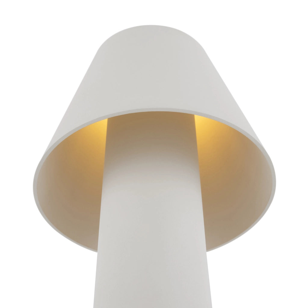 Lampada Da Terra Moderna Da Esterno Metallo Bianco Luce Led 5W Ip65