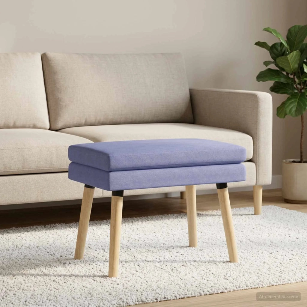 Panchina a doppio strato Blu jeans 60 x 40 x 46 cm Tessuto 42038430