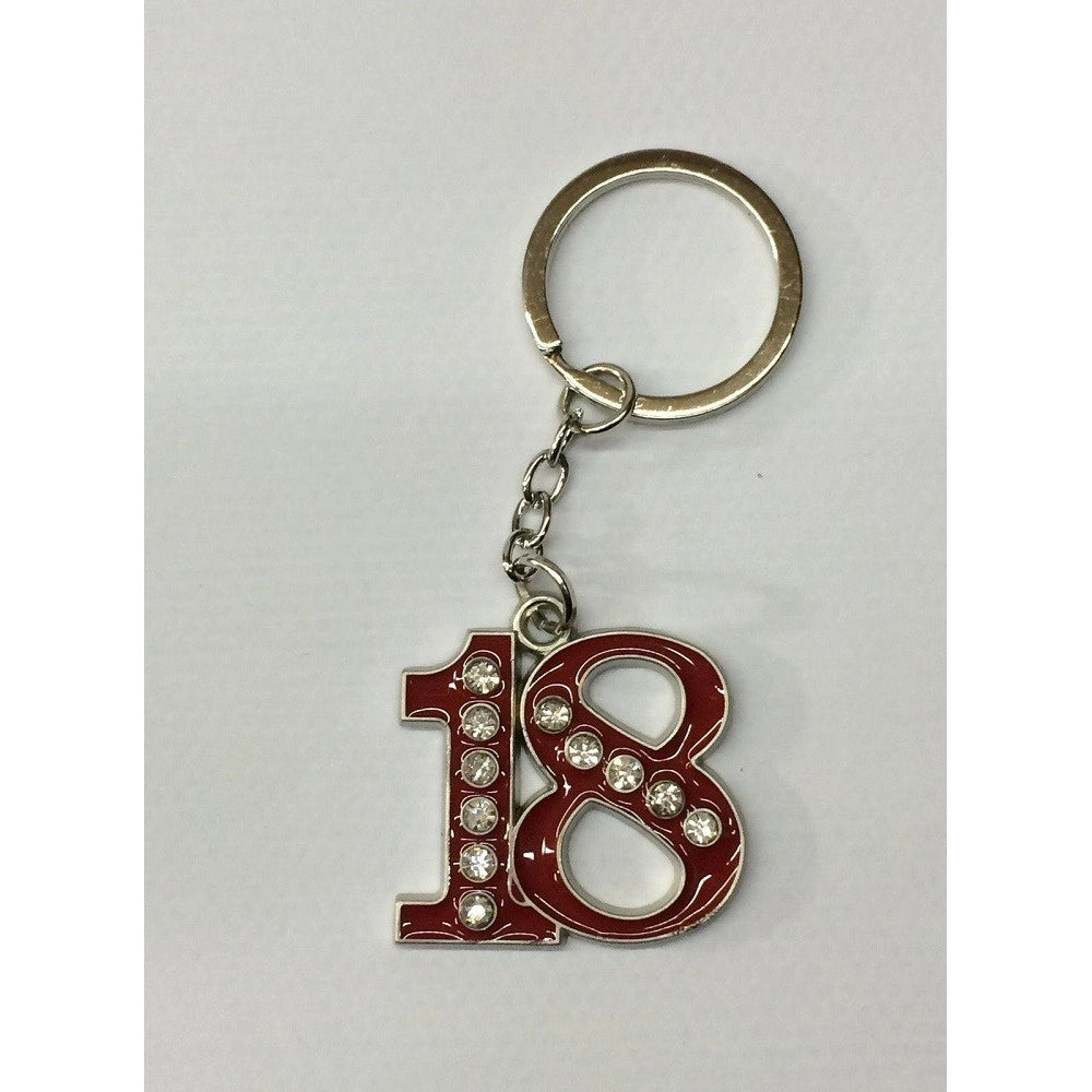 Trade Shop - Portachiavi 18 Anni Bomboniera Compleanno Gadget Festa Party Regalo Diciottesimo -