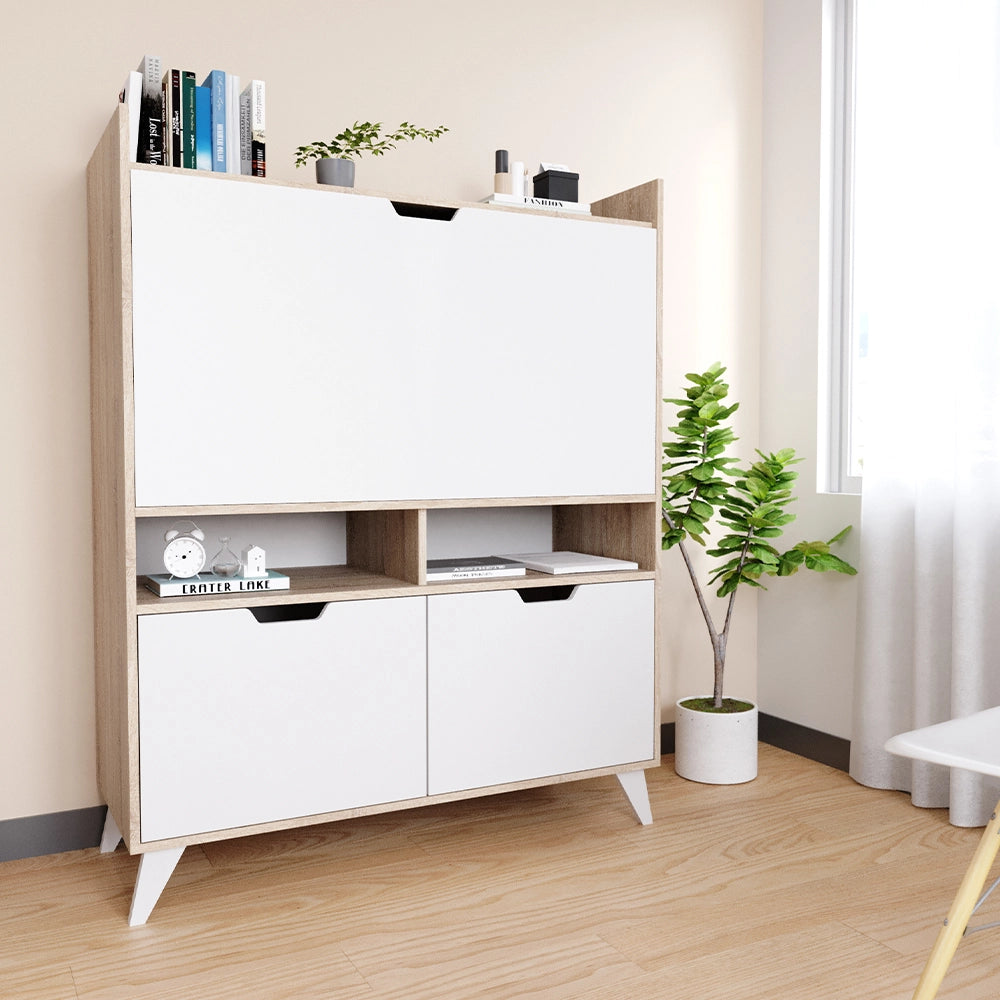 Vicco Scrivania per segretaria Sonoma 110 x 45 cm
