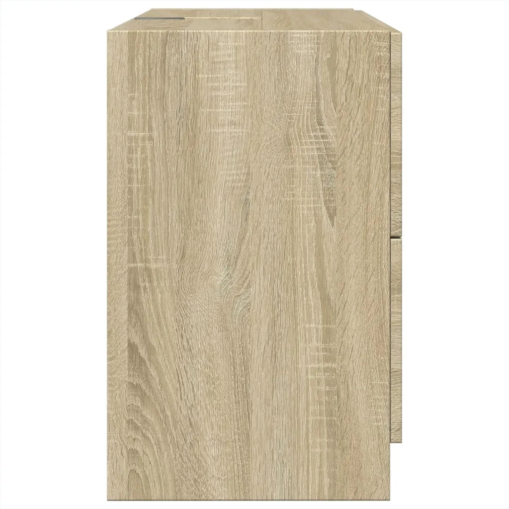 vidaXL Mobile Sottolavabo Rovere Sonoma 78x37x59 cm in Truciolare