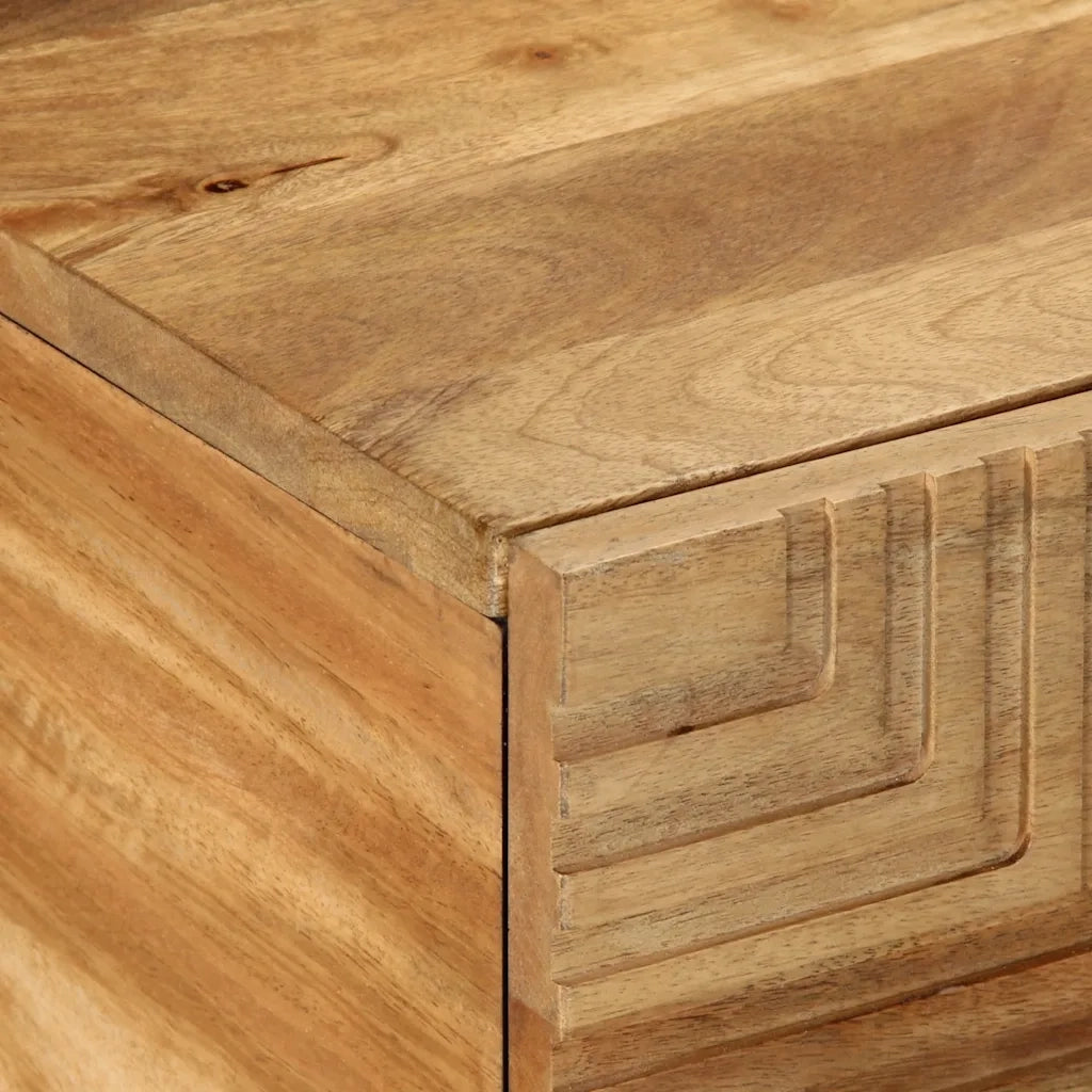 Tavolino da Salotto Marrone 100x54x40cm Legno Massello di Mango 4017732