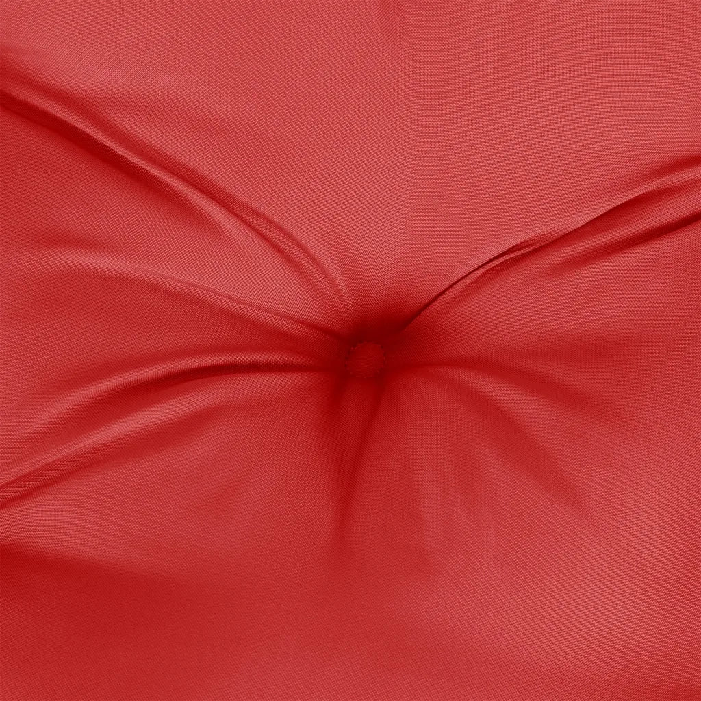 vidaXL Cuscino Rotondo Rosso Ø 60x11 cm in Tessuto Oxford