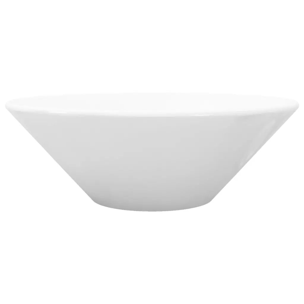 Lavello da Bagno in Ceramica Porcellana Bacino Bianco 140706