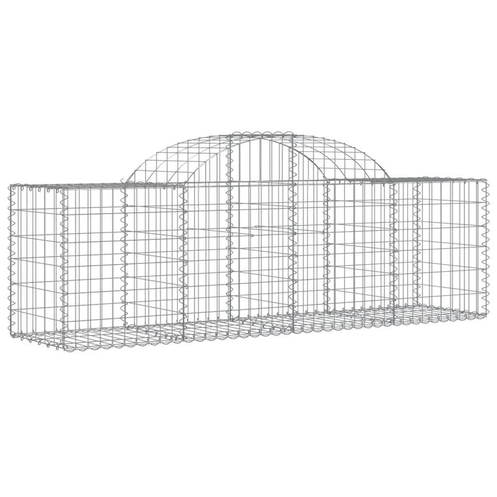 Cesti Gabbioni ad Arco 50 pz 200x50x60/80 cm Ferro Zincato 3146297