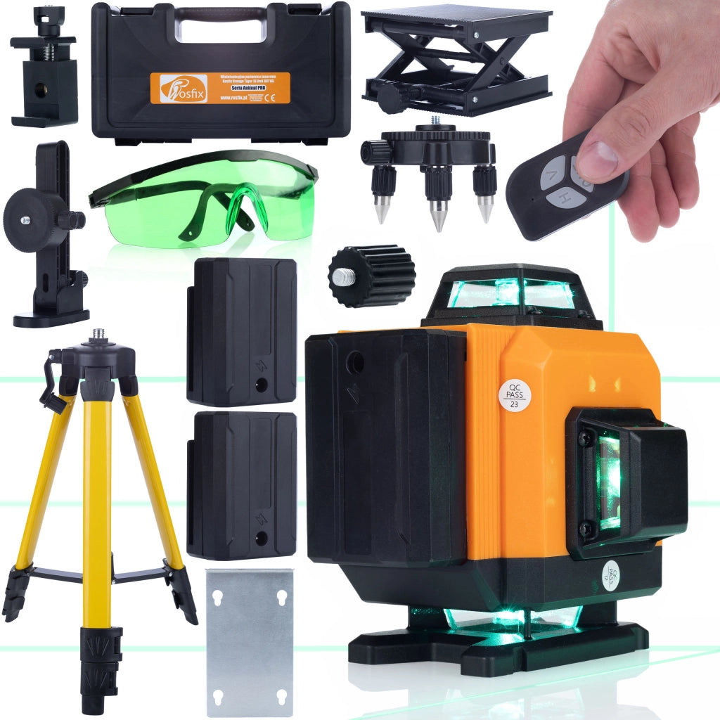 Livella Laser Rosfix Orange Tiger ROT16L – 16 Linee 3D | Autolivellante, IP54, 360°