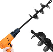 Furgone per Giardino - Zappa per Giardino - Zappa per Accu per Trasformazione - Piantatrice per Piante - Cultivatore per Terreno - Attrezzo per Furgone per Piantare Piante e Perforare - 22 cm
