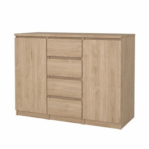 KIT MADIA 2ANTE+4CASS NAIA 121X50X91CM ROVERE