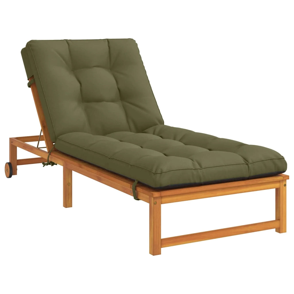 Cuscino per Lettino VIANEN 100% Poliestere Verde Oliva 953854