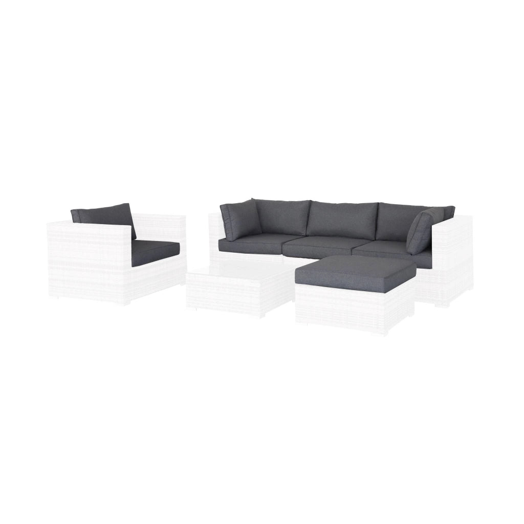 Set fodere per salotto caligari, grigio