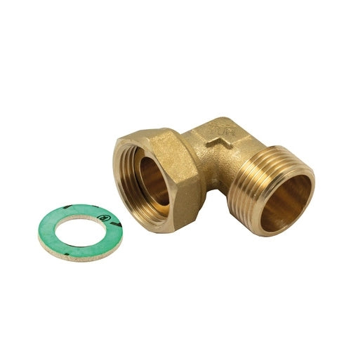 RACCORDO CURVO M-F CON GIRELLO E GUARNIZIONE PIANA- 3/4x1- TIEMM- pezzi 1