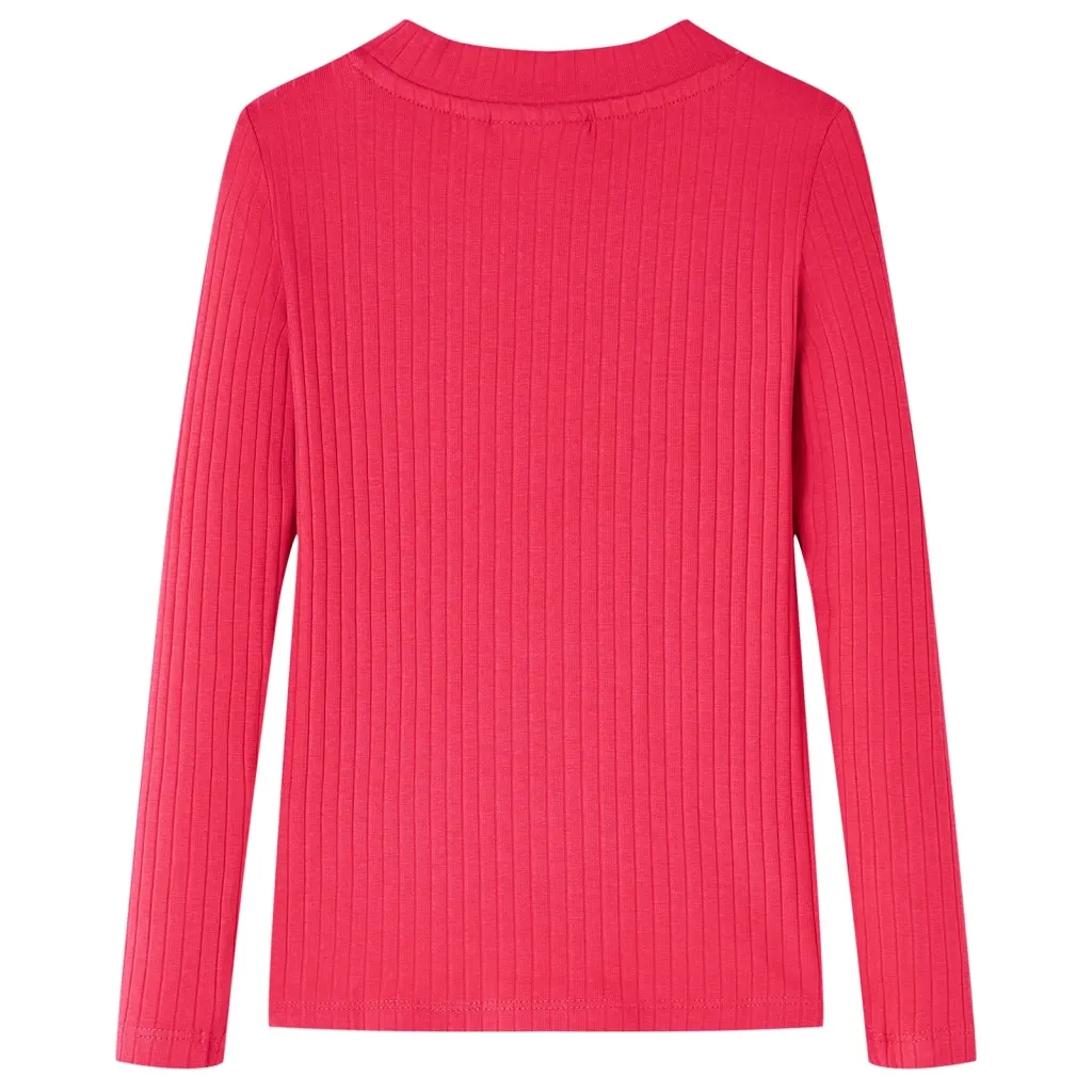 Maglietta da Bambina a Maniche Lunghe Fucsia 104cod mxl 132397