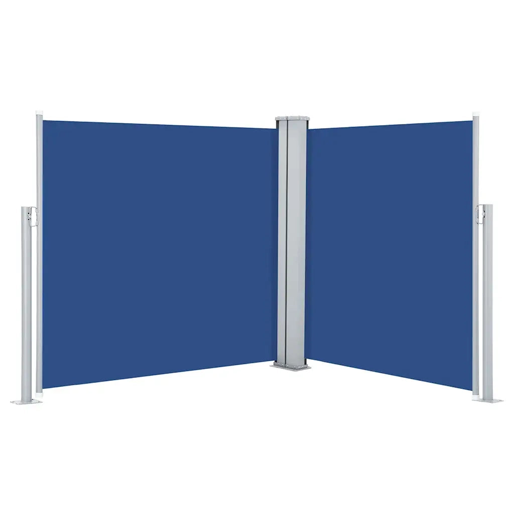 Tenda da Sole Laterale Retrattile-Tenda parasole per balcone per giardino Blu 100x600 cm 434475