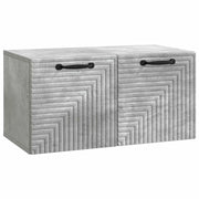 Mobile Porta TV da Muro Grigio Cemento 59,5 x 31 x 30 cm