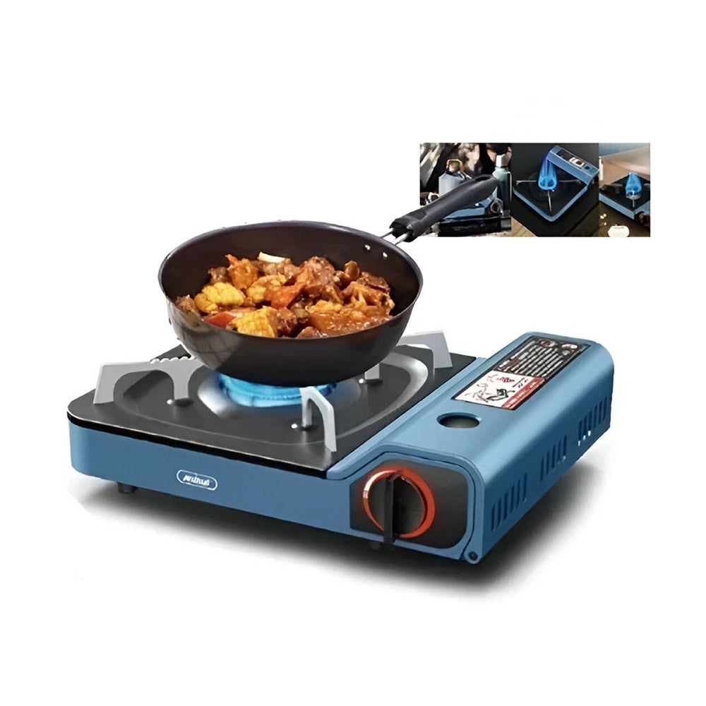 Trade Shop - Fornello A Gas Portatile Multifunzionale Campeggio Picnic Cucina All'aperto 2,9 Kw Q-ws160 -