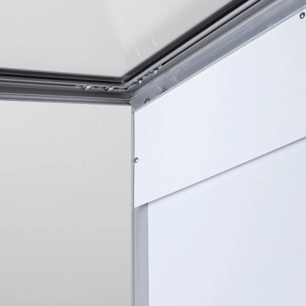 Bacheca per esterni porta Menu personalizzabile - 2 x A4 LED