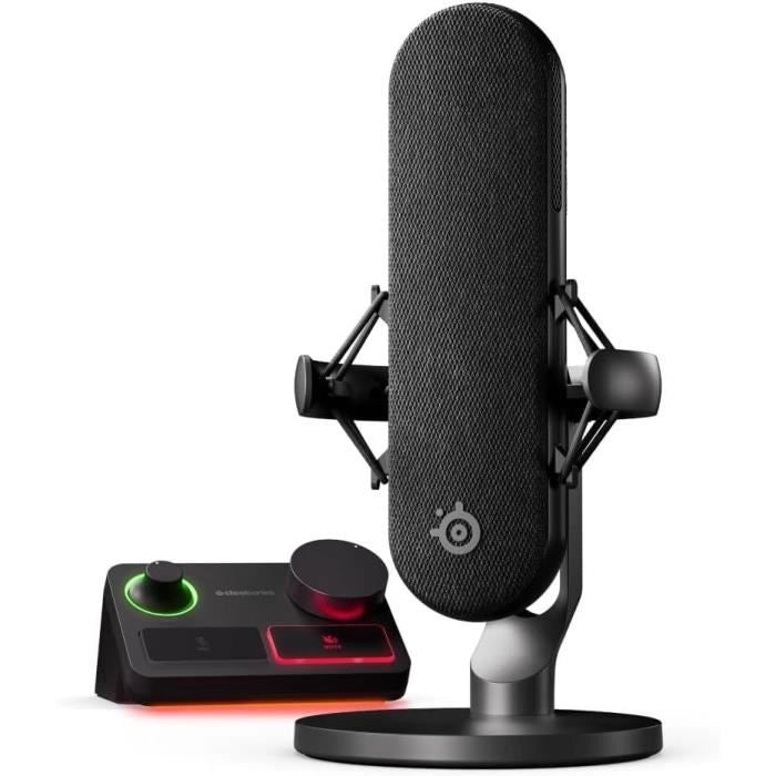 Microfono da gioco XLR di qualità da studio - STEELSERIES - ALIAS PRO - Nero