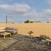 Schermo per Giardino in PVC da 1,6x3m per la Privacy – Divisore per Giardino e Schermo per Balcone da 1,6x3m – Colore Bamboe – 1,6x3m