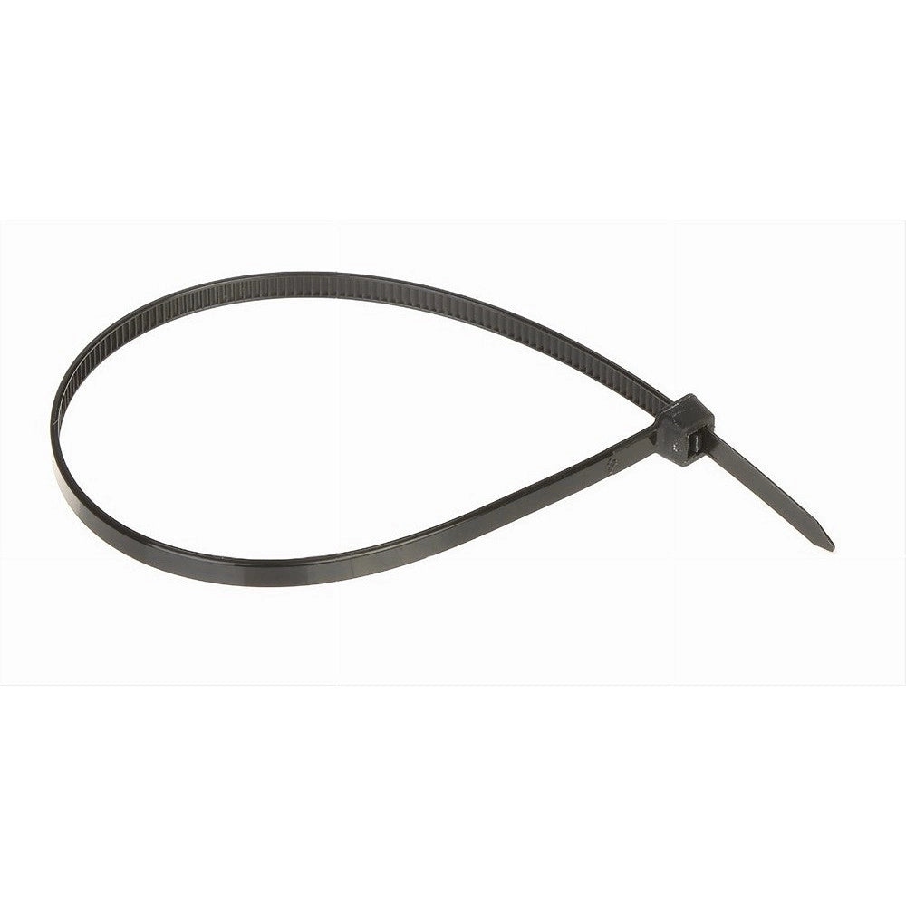Trade Shop - Set 100pz Fascette Serracavo Autobloccanti In Nylon Nero 4.8mm X 250mm 48-250-n -