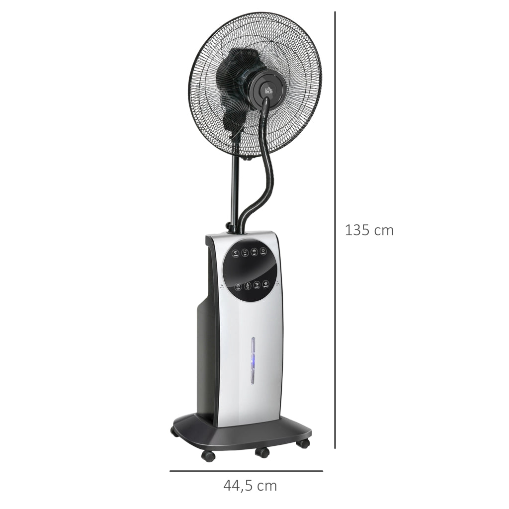Ventilatore nebulizzatore 90 W ¨C zephmum ¨C grigio nero