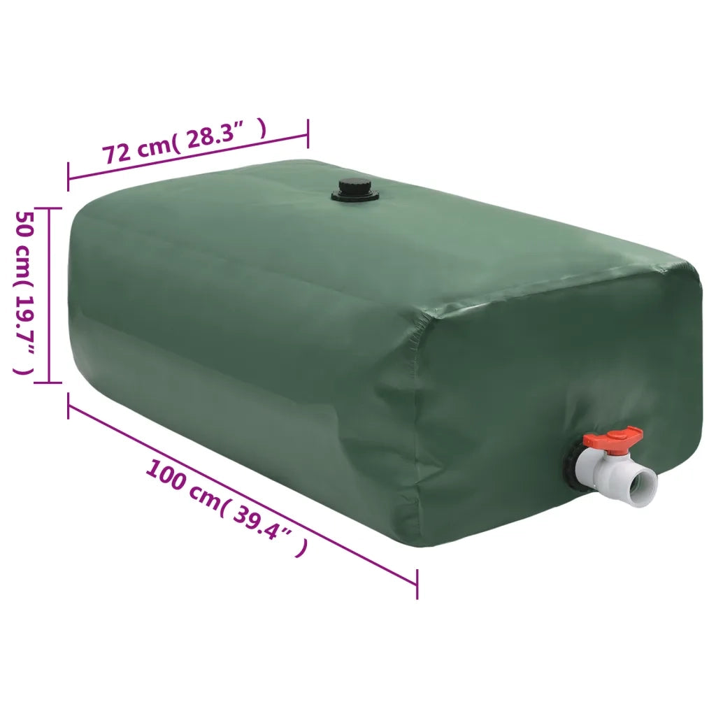 Serbatoio Acqua con Rubinetto Pieghevole 360 L in PVC CFW4673489