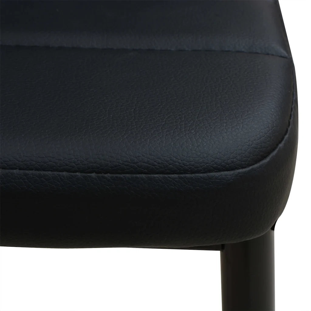 Set Tavolo e Sedie da Pranzo 5 pz Nero 242933