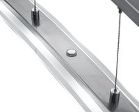 Lampada a Sospensione da Interno a LED in Metallo Nickel Opaco