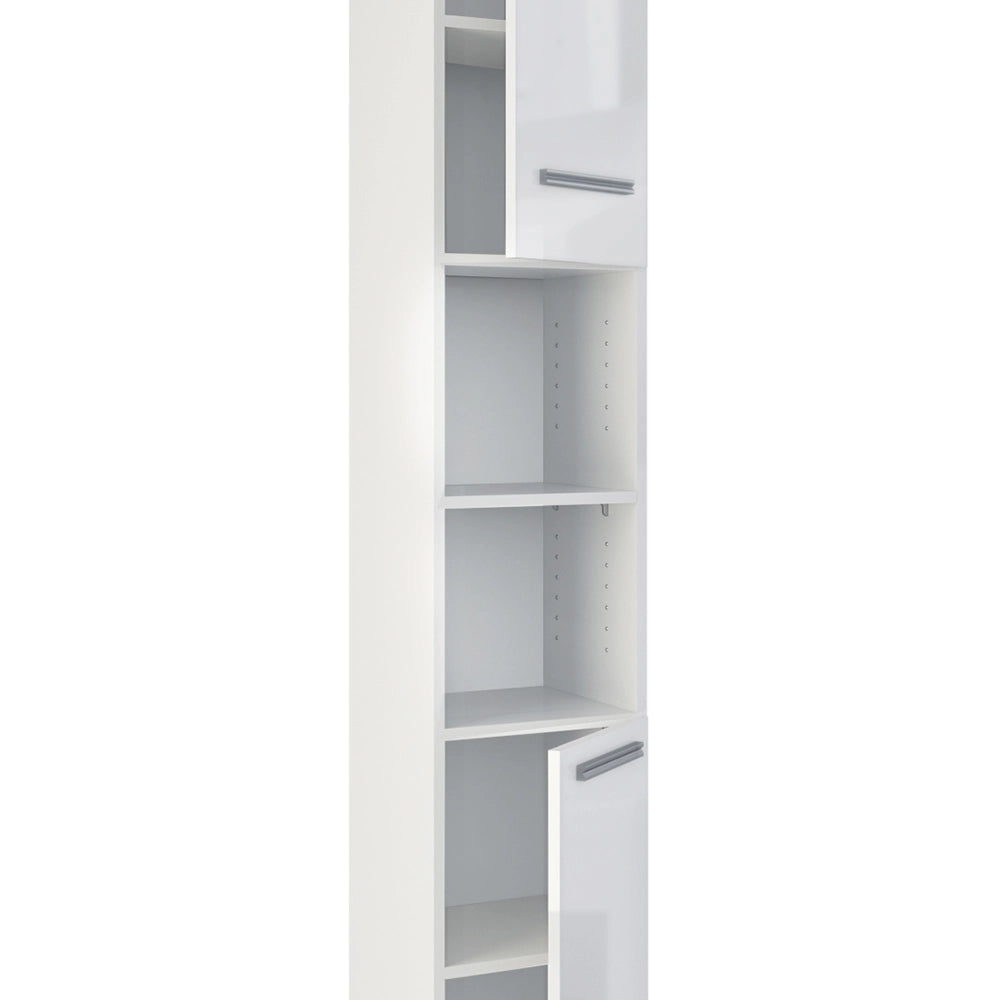 Vicco Mobile bagno alto Bianco lucido/bianco 30 x 190 cm