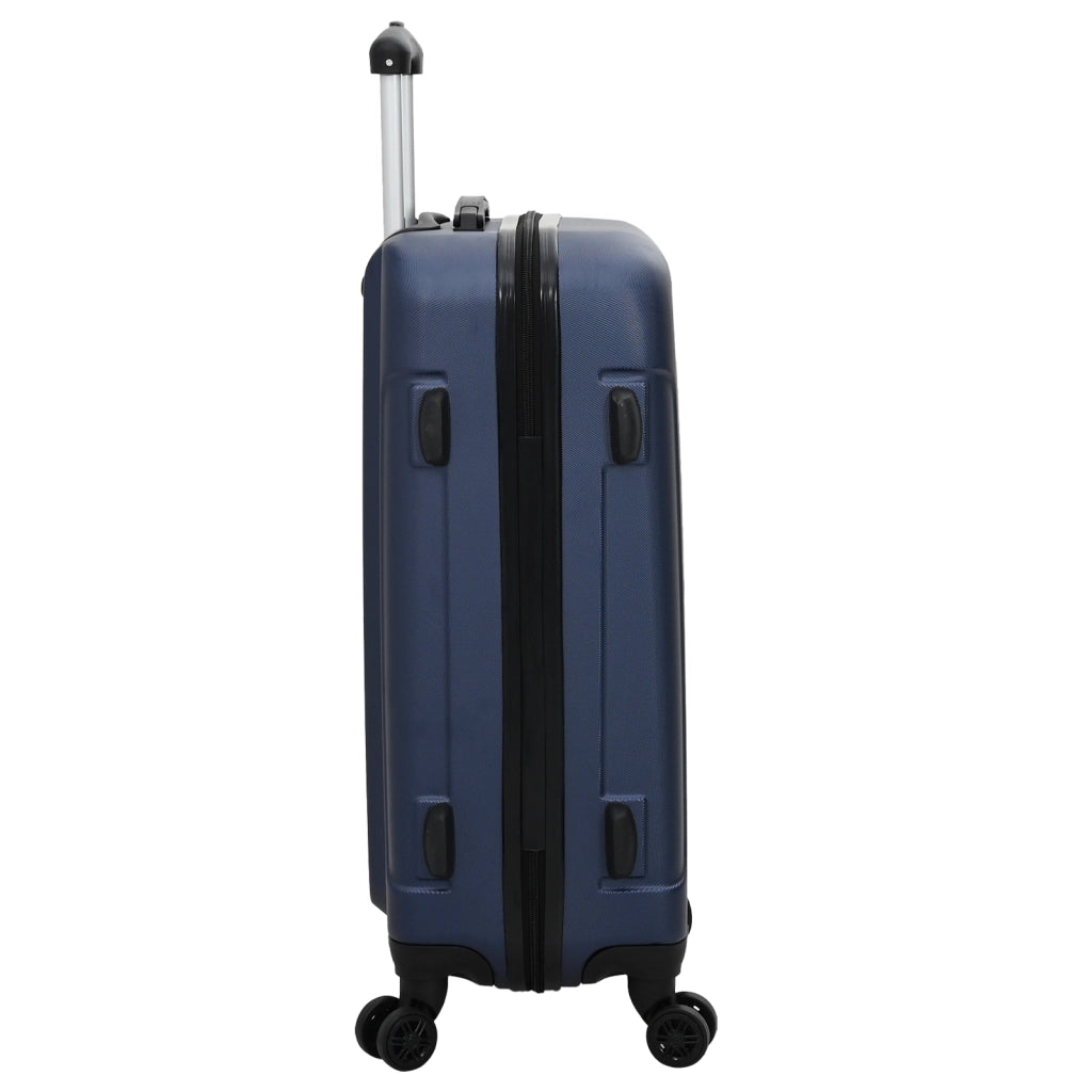 Set di valigie 3 pezzi Valigia rigida Blu scuro 20Â” 24Â” 28Â” ABS
