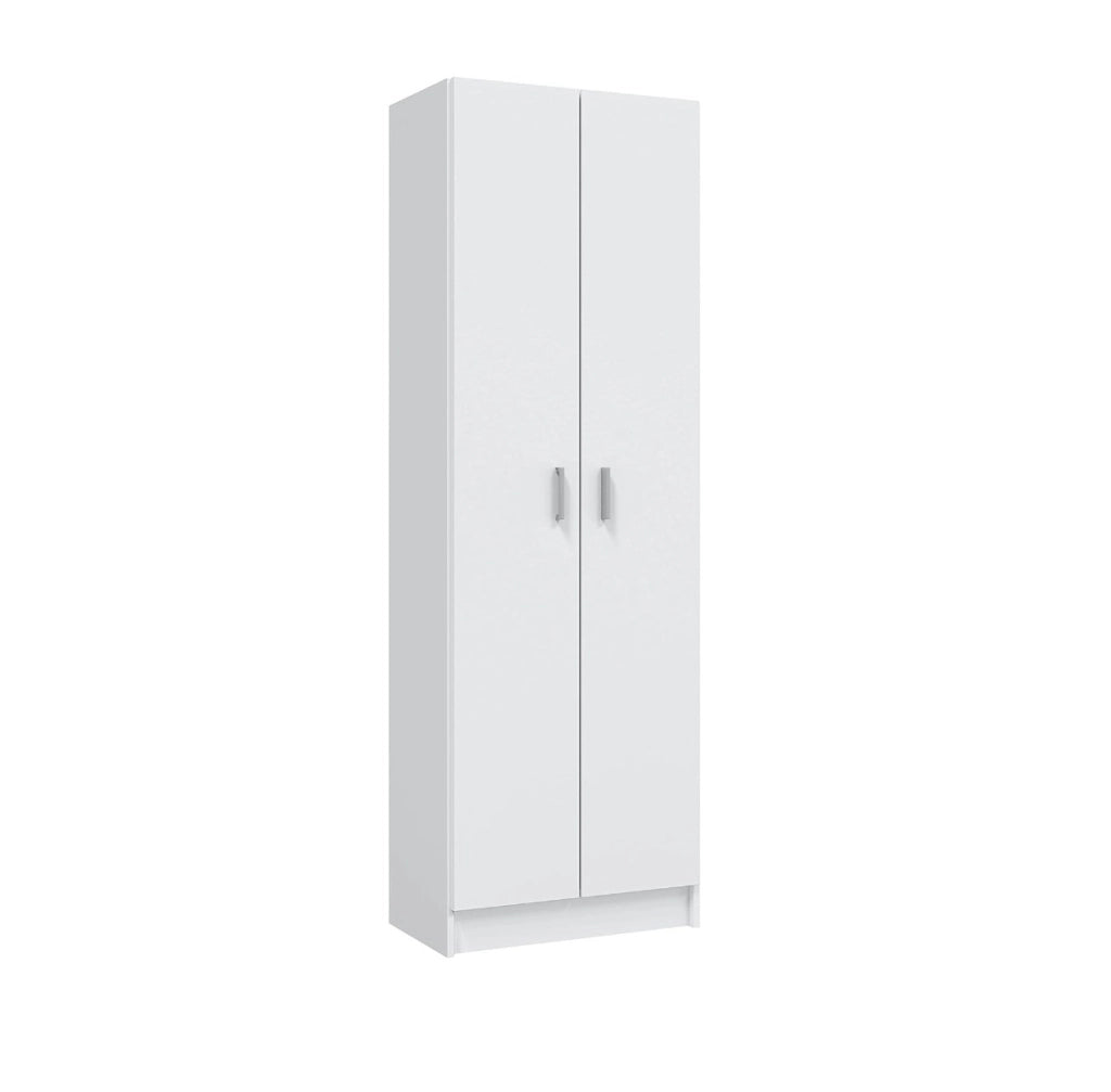 ARMADIO MULTIUSO 2 ANTE BIANCO 007146O L.59 P.37 H.180 CM