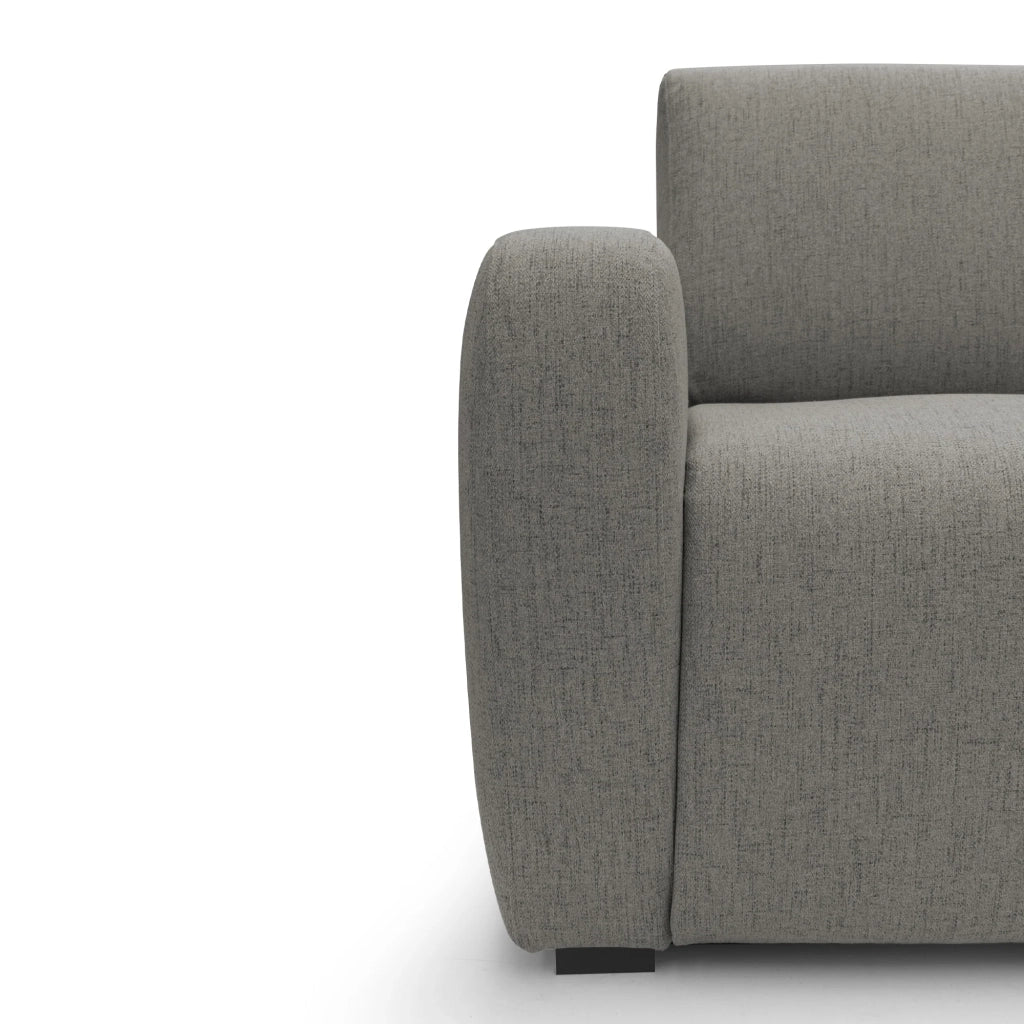 Duna Divano letto matrimoniale con materasso 20 cm in tessuto impermeabile T03 215 cm (mat. 160x197) talpa