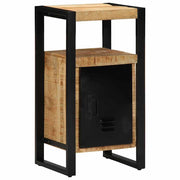 Mobiletto da bagno moderno e compatto 40 x 35 x 75 cm funzionale stile chic legno di mango marrone 02_0057643