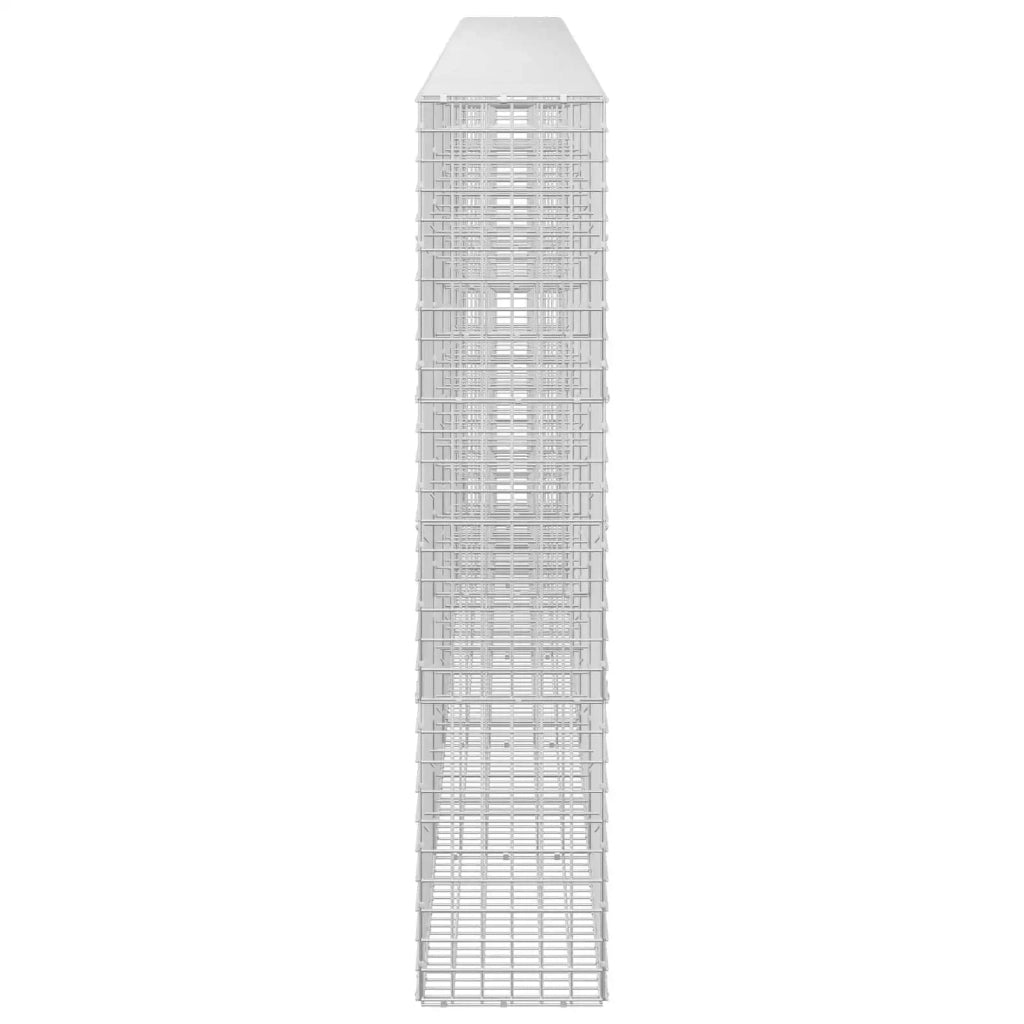 Gabione con filo da 5 mm e rete da 5x5 cm 550x30x150 cm 3464189