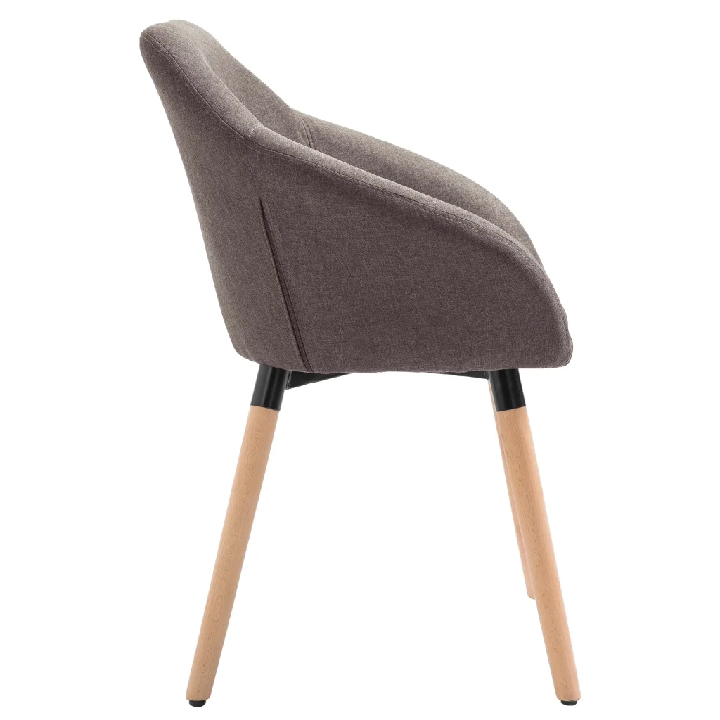 Sedie da Pranzo 6 pz Grigio Talpa in Tessuto 278426