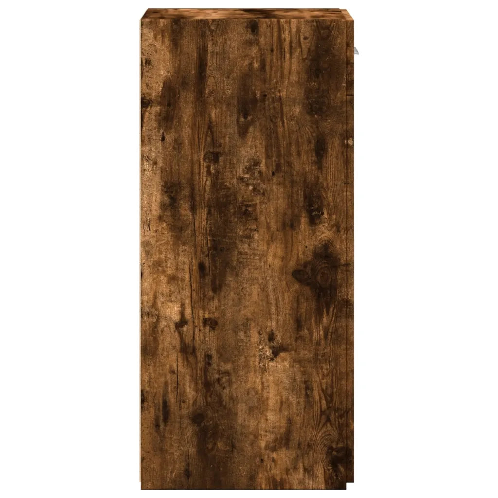 vidaXL Credenza Rovere Fumo 30x42,5x93 cm in Legno Multistrato