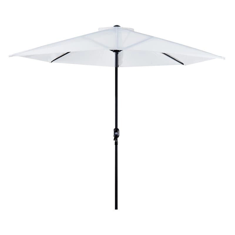 OMBRELLONE SEMICIRCOLARE IMPERMEABILE 269 X 138 X 236 CM BIANCO